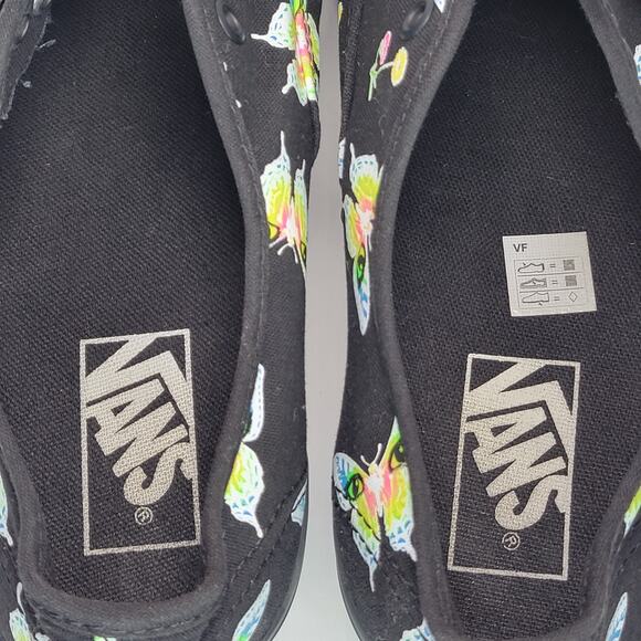 VANS Authentic Stac Morph Blackout Glow In The Dark Butterfly Sneakers Women's 9 - Picture 11 of 12